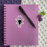 Black Spider Sticker - Moon Light Sticker Co.