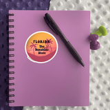 Forida The Sunshine State Sticker - Moon Light Sticker Co.