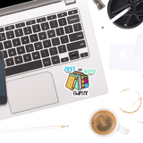 Just One More Chapter Sticker - Moon Light Sticker Co.