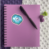 Agate Slice Sticker - Moon Light Sticker Co.