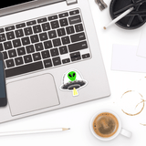 Alien Sticker - Moon Light Sticker Co.