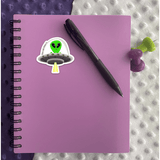 Alien Sticker - Moon Light Sticker Co.