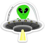 Alien Sticker - Moon Light Sticker Co.