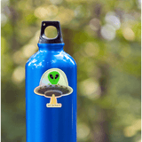 Alien Sticker- Holographic - Moon Light Sticker Co.