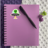 Alien Sticker- Holographic - Moon Light Sticker Co.