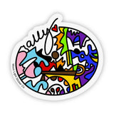 Ally Sticker - Moon Light Sticker Co.