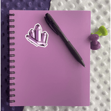 Amethyst Sticker - Moon Light Sticker Co.