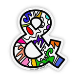 Ampersand Sticker - Moon Light Sticker Co.