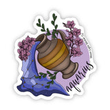 Aquarius Sticker - Moon Light Sticker Co.