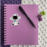 Astronaut Sticker - Moon Light Sticker Co.