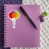 Balloon Bunch Sticker - Moon Light Sticker Co.