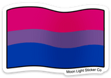 Bi Pride Sticker - Moon Light Sticker Co.