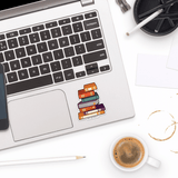 Book Stack Sticker - Moon Light Sticker Co.