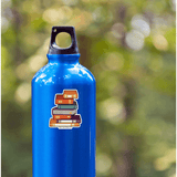 Book Stack Sticker - Moon Light Sticker Co.