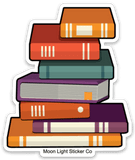 Book Stack Sticker - Moon Light Sticker Co.