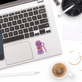 Bottle of Bubbles Sticker - Moon Light Sticker Co.