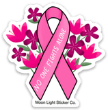 Breast Cancer Tribute Sticker - Moon Light Sticker Co.