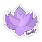 Breathe Sticker - Moon Light Sticker Co.