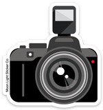 Camera Sticker - Moon Light Sticker Co.
