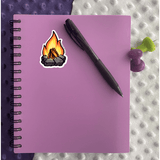Campfire Sticker - Moon Light Sticker Co.