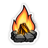 Campfire Sticker - Moon Light Sticker Co.