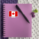 Canadian Flag Sticker - Moon Light Sticker Co.
