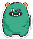 Chester Monster Sticker - Moon Light Sticker Co.