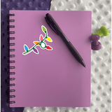 Christmas Lights Sticker - Moon Light Sticker Co.