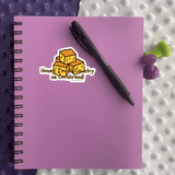 Country As Cornbread Sticker - Moon Light Sticker Co.