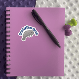 Crystal River Florida Manatee - Moon Light Sticker Co.