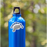 Crystal River Florida Manatee - Moon Light Sticker Co.