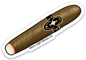 Cuban Cigar Sticker - Moon Light Sticker Co.