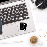 Domino Sticker - Moon Light Sticker Co.