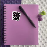 Domino Sticker - Moon Light Sticker Co.