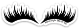 Eyelashes Sticker - Moon Light Sticker Co.