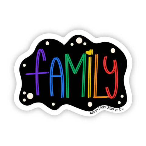 Family Sticker - Moon Light Sticker Co.