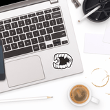 Fangs Sticker - Moon Light Sticker Co.