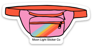Fanny Pack Sticker - Moon Light Sticker Co.