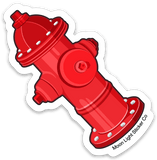 Fire Hydrant Sticker - Moon Light Sticker Co.