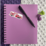 Fire Truck Sticker - Moon Light Sticker Co.