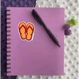 Flip Flops Sticker - Moon Light Sticker Co.