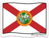 Florida Flag Sticker - Moon Light Sticker Co.