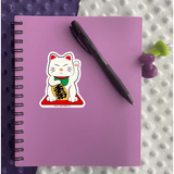 Fortune Cat Sticker - Moon Light Sticker Co.