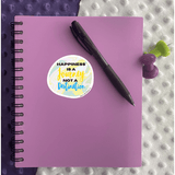 Happiness is a Journey - Moon Light Sticker Co.