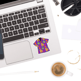 Hawaiian Shirt- Purple Sticker - Moon Light Sticker Co.
