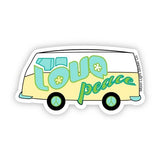 Hippie Van Sticker - Moon Light Sticker Co.