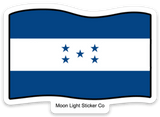 Honduran Flag Sticker - Moon Light Sticker Co.