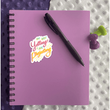 I'm Not Yelling Sticker - Moon Light Sticker Co.