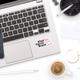 Kind Heart Sticker - Moon Light Sticker Co.