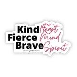 Kind Heart Sticker - Moon Light Sticker Co.